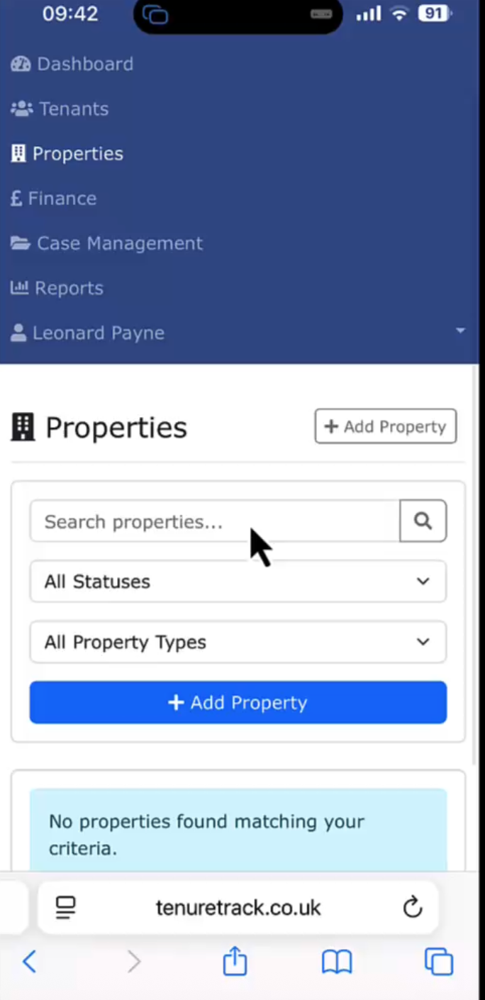 TenureTrack Mobile App